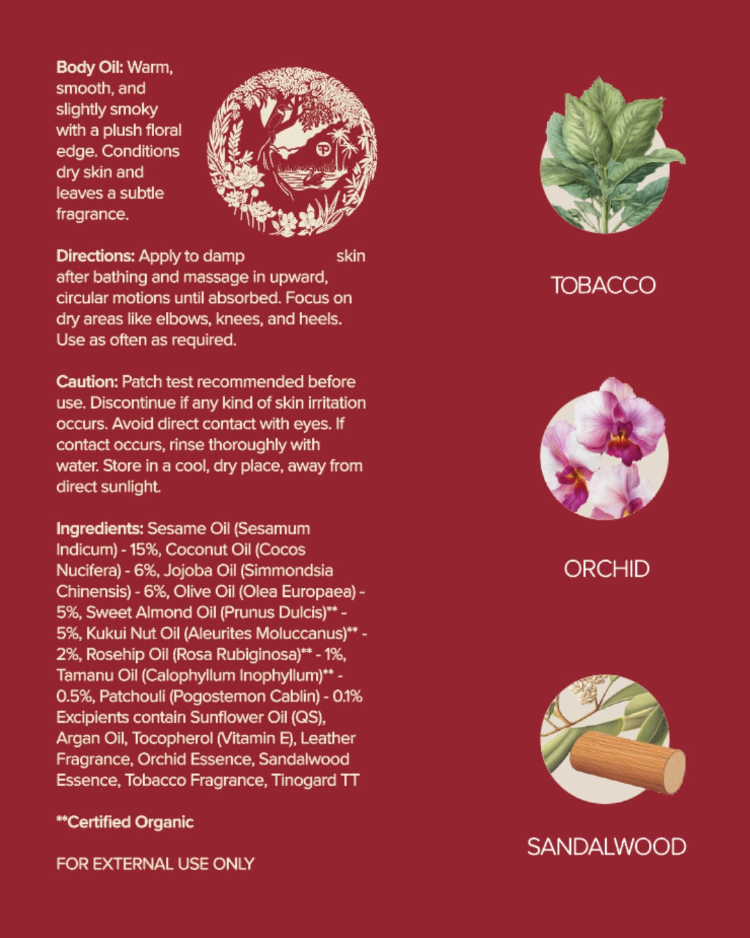 Old Fashioned  -  Body Oil