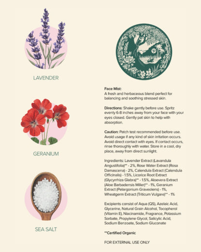 Salt and Spring - Face Mist
